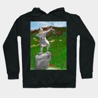 Arash the Archer In the Alborz Mountains Hoodie